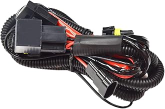 Enhanced Relay Harness for LED, H8, H11, H16, Relay Harness, VELENO Mortare Ultimate 12V, Voltage Stabilization, Non-Lighting, Flicker, Hybrid (Reinforced Relay Harness)