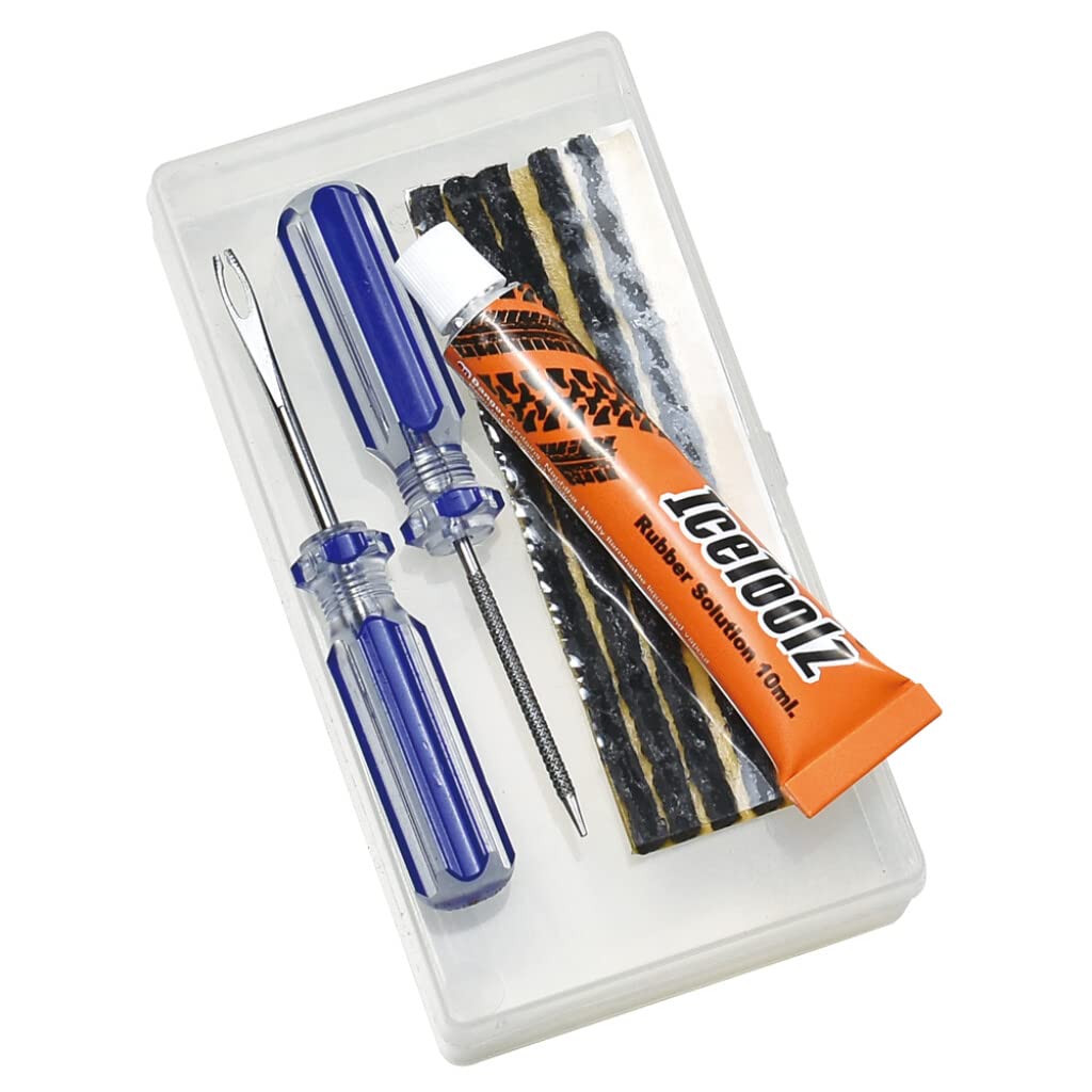 Icetoolz 65C1, kit de reparación de pinchazos para neumáticos sin cámara (bicicleta)