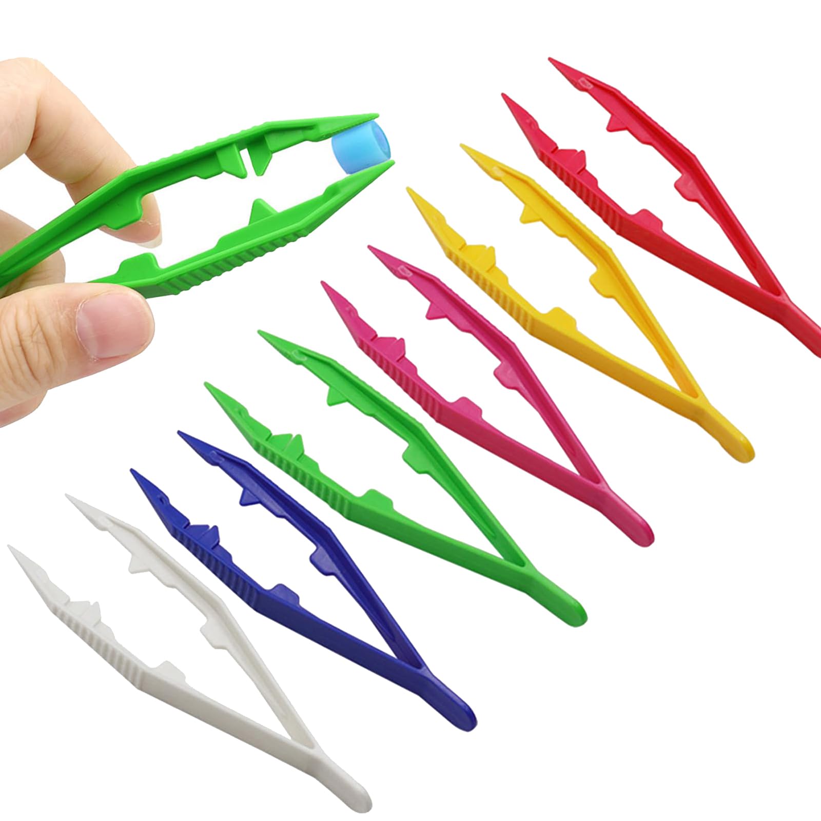 30 Stück Bügelperlen Pinzetten Set – 6 Farben, Perfekt Für DIY Bastelprojekte Mit Perlen Und Puzzleteilen