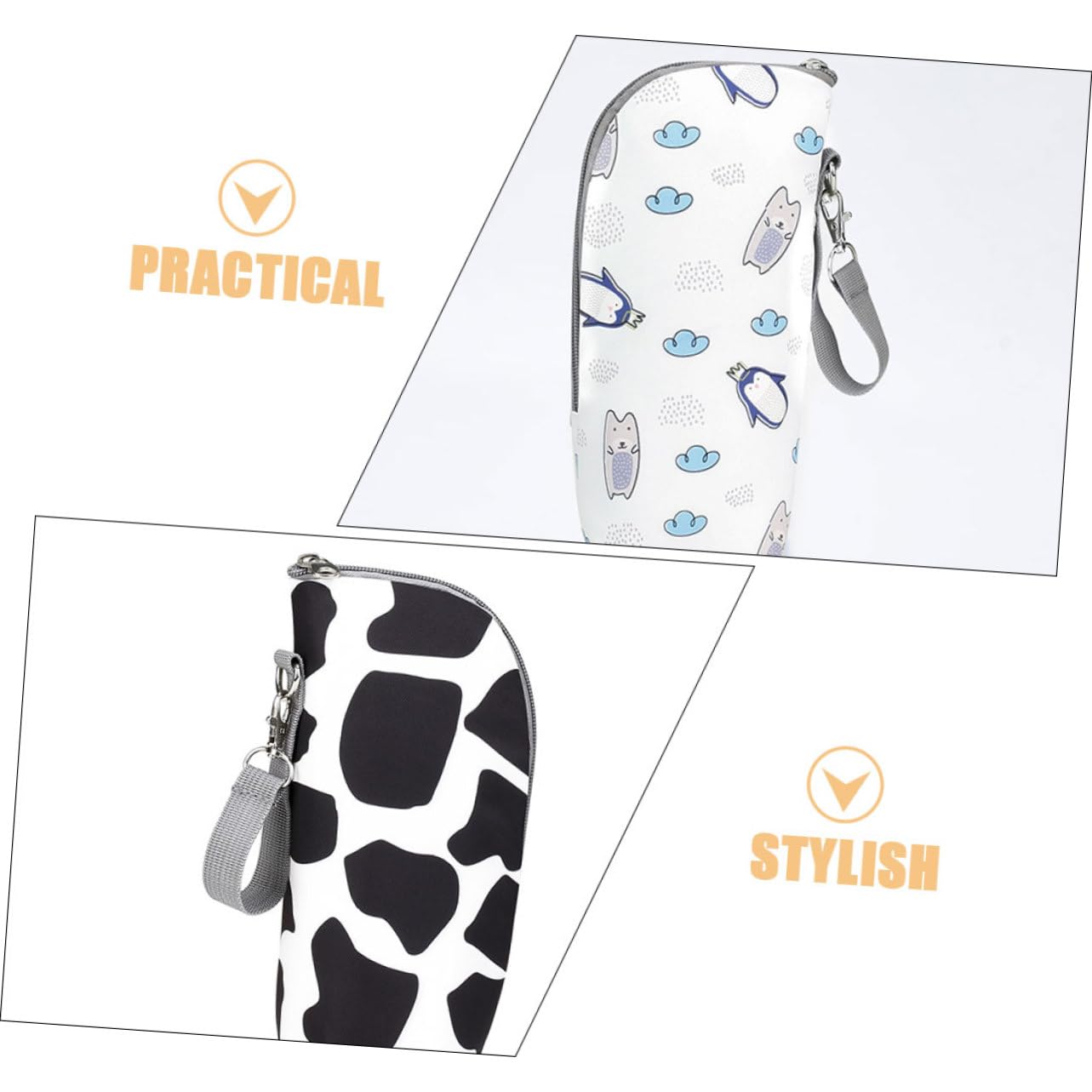 TOYANDONA 4piezas Bolsas De Almuerzo para Biberones Aislantes y Resistentes Al Agua Accesorios para Viaje Carrito De Almacenamiento Práctico De Leche Materna y Comida para Bebés