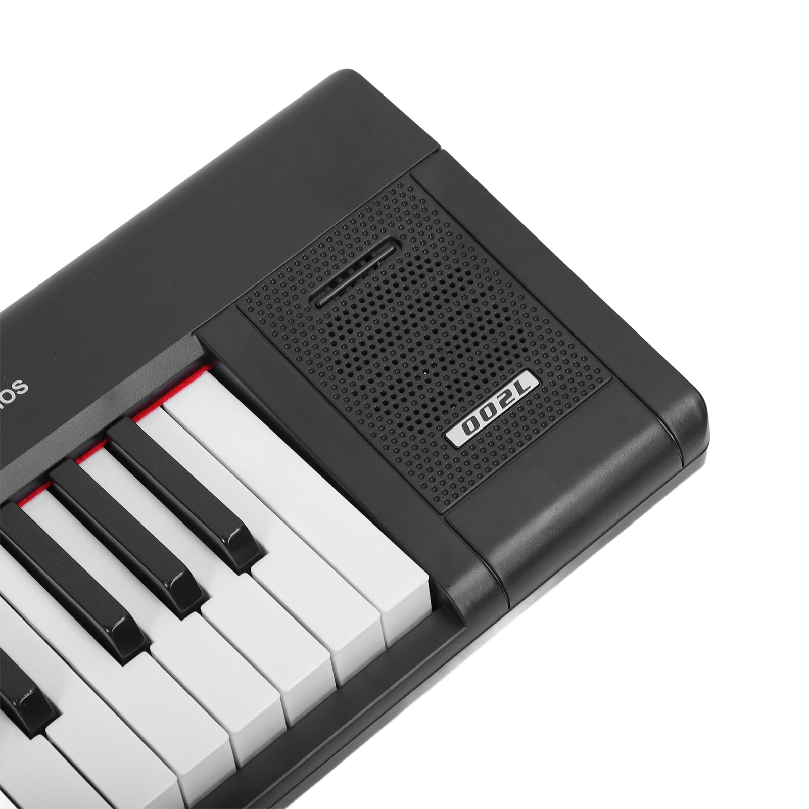 61-klawiszowe Pianino Elektryczne z klawiaturą Pianino Cyfrowe z Bogatymi Rytmami i 200 Głosami dla Początkujących (wtyczka UE)