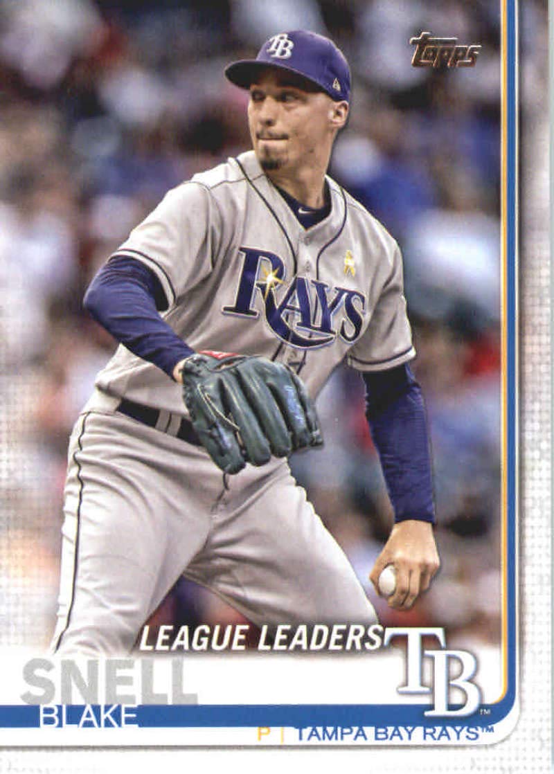 Amazon.com: 2019 Topps #24 Blake Snell Tampa Bay Rays Baseball Card :  Collectibles & Fine Art