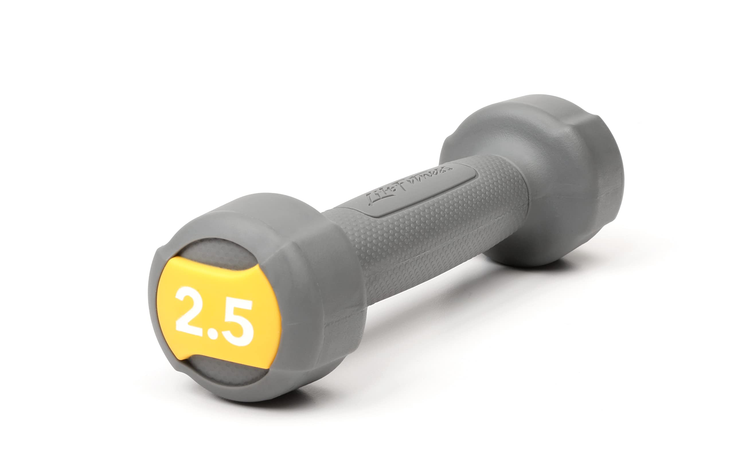 Life FitnessSTUDIO INDIVIDUAL GREY URETHANE 2.5LB DUMBBELL