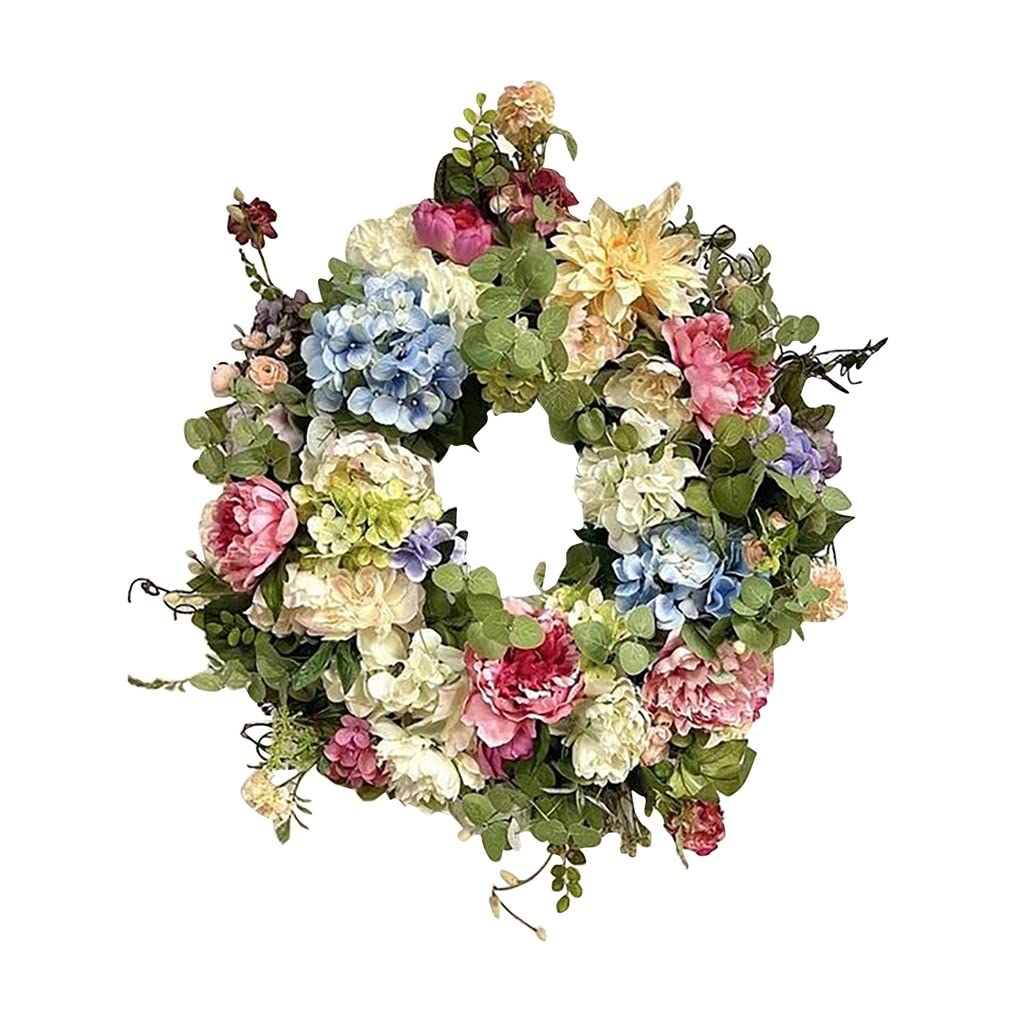 Décorations de porte couronnes : petites fleurs fraîches pour sublimer la maison