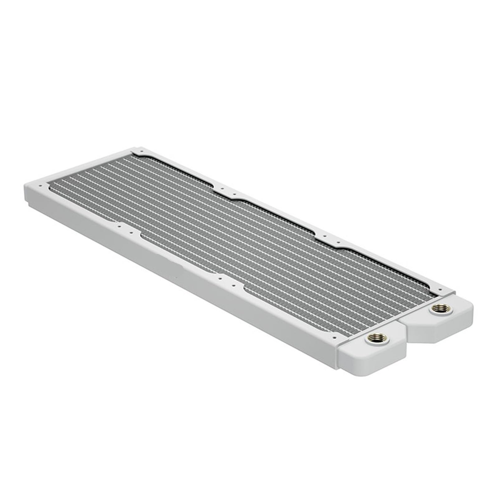 Radiateur en cuivre ultra-fin blanc 360mm résolvant les problèmes de place en watercooling PC