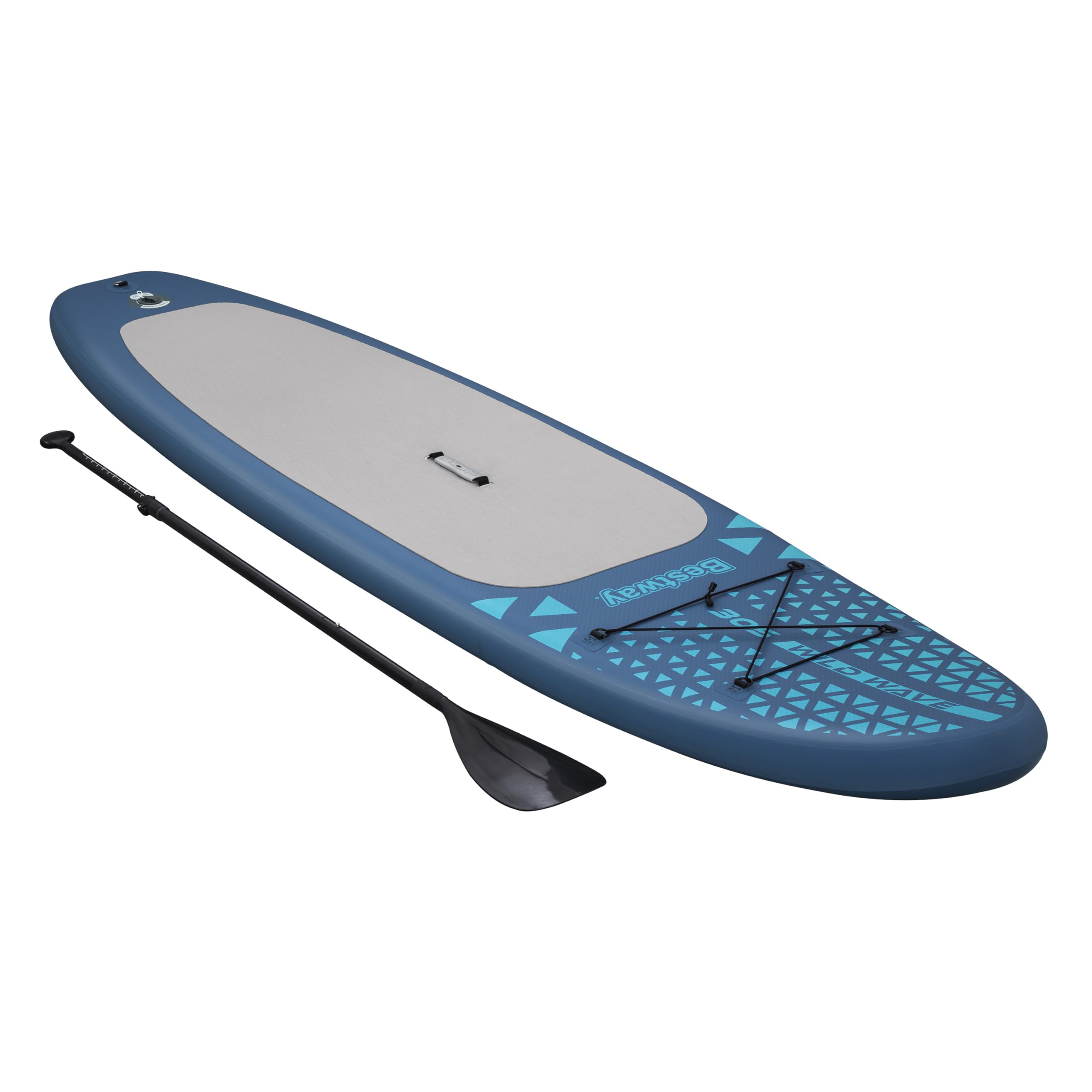 Bestway SUP Allround Board-Set Wildwave 305 x 76 x 12 cm – Aufblasbares Stand Up Paddle Board, SUP Komplettset für Einsteiger mit Paddel, Pumpe & Rucksack