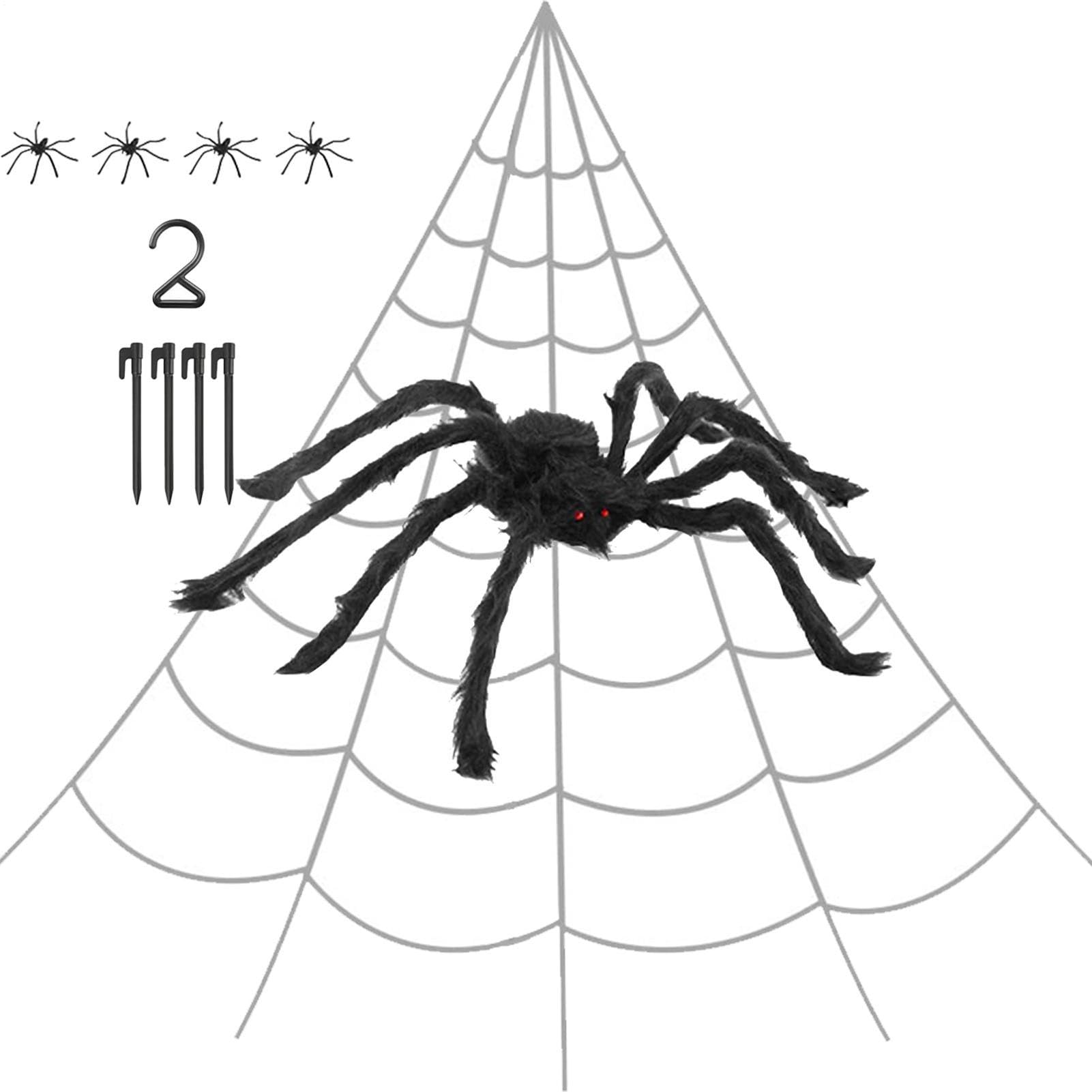 Decorazioni Di Halloween Per Esterni Decorazione gigante spettrale da | 7 Metri Appendino Spaventoso da Esterno di Halloween per interni, giardino, finestre, soggiorno, c