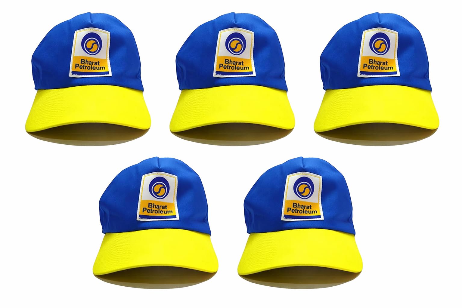 Bharat Petroleum Cap for Men & Women – Adjustable Cotton Baseball Cap, BPCL Logo Printed Hat, Casual Outdoor Sports Cap (Pack of 5) Multicolour-picture-52