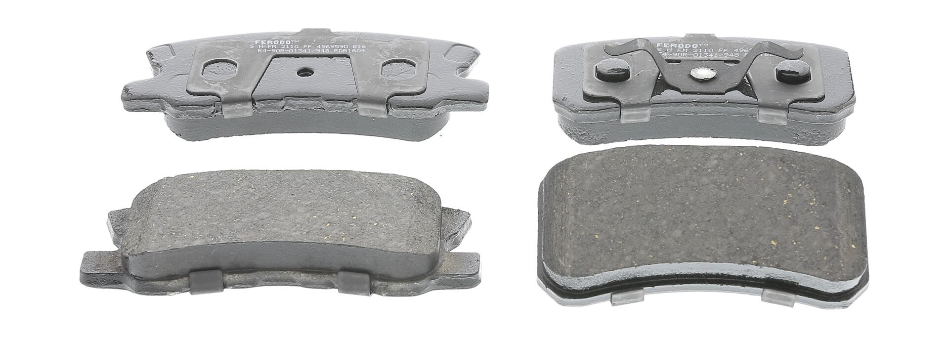 FERODO Brake Pads | FDB1604 | Front | for CITROËN C4 AIRCROSS 2010- | OE-Matching Quality | Eco-Friction Fuse+ Technology