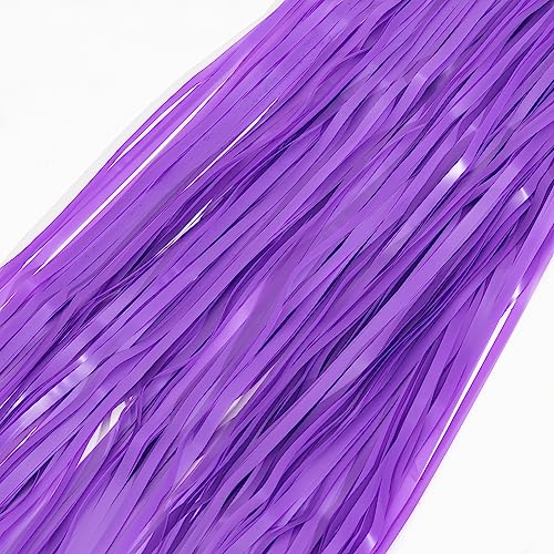 Image of Purple Tinsel Fringe Party Backdrop - GREATRIL Party Streamers for Lavender /Mermaid /Butterfly /Fairy Birthdays Party Decorations - 3.2ft X 8.2ft - 2 Packs