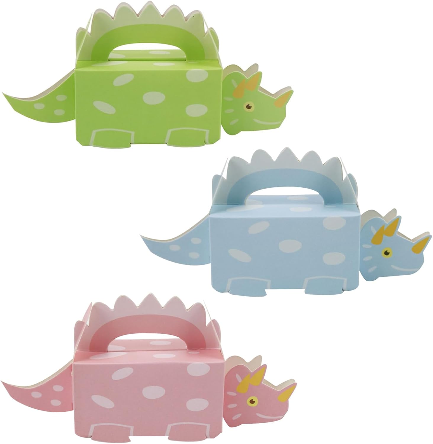 LAEYIAP 24 Packs Dinosaur Favor Boxes for Birthday,Dino Party Candy Box Dinosaur Party Loot Treat Box Dino Candy Paper Box for Table Decoration Dinosaur Birthday Party Supplies