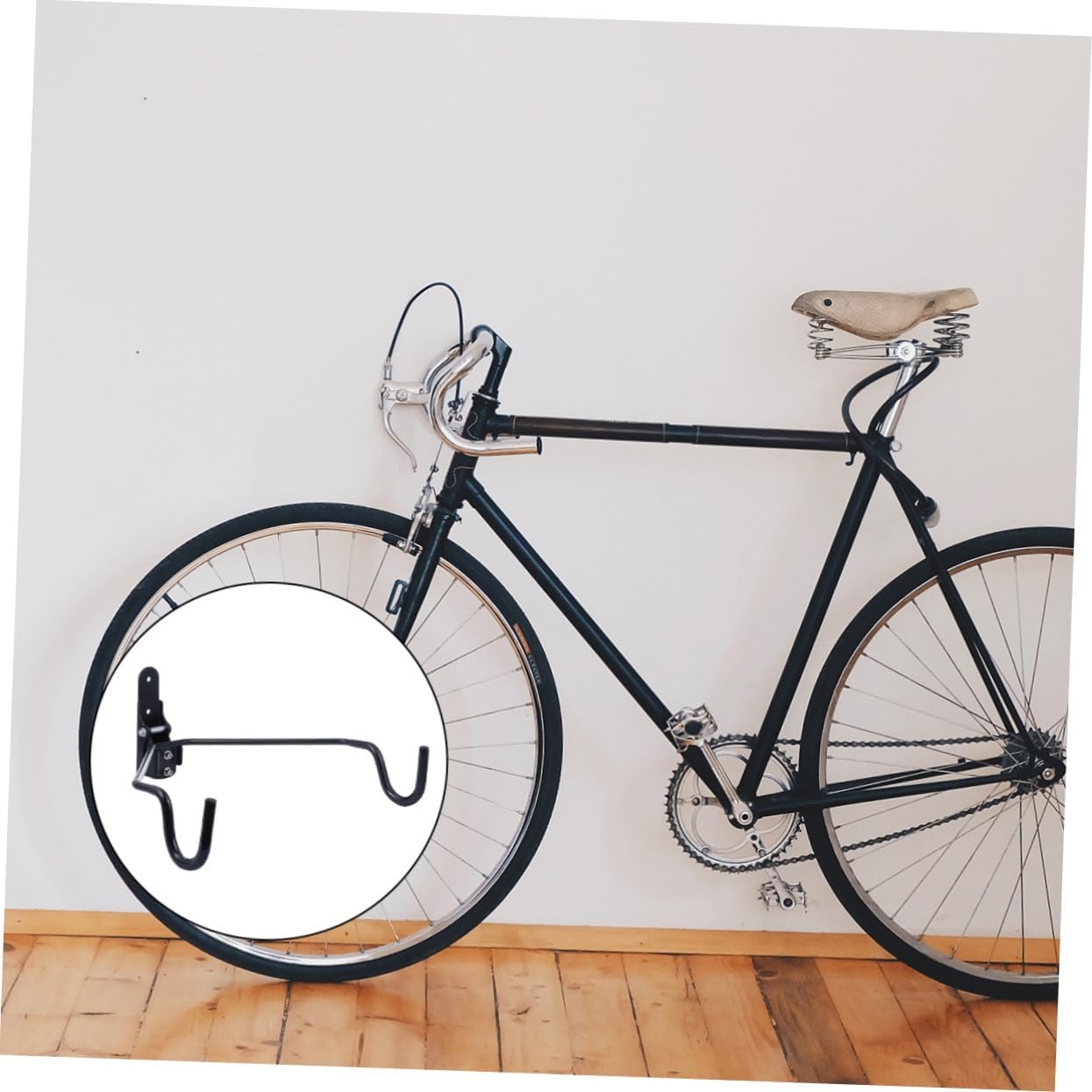 Outanaya Adjustable Bike Wall Hook Wall-Mounted Indoor Trailer Storage for Mountain Bikes Sturdy Steel Construction for Garages and Apartments