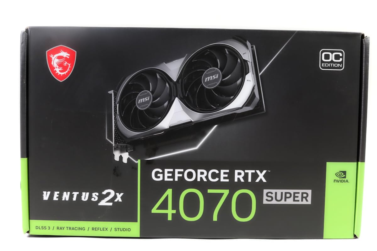 Amazon.com: MSI Gaming RTX 4070 Super 12G Ventus 2X OC Graphics