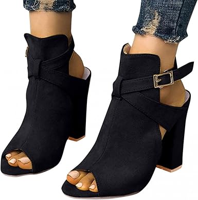 stacked platform sandals