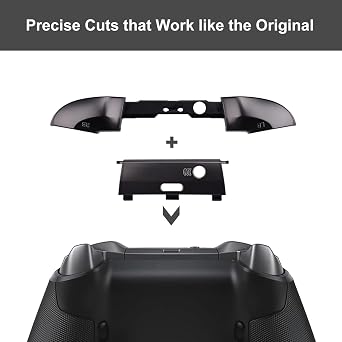 Xbox one Elite Kablosuz Kumanda Serisi 2 için Lb Rb Tampon Düğmesi Değiştirme, Omuz Tetikleme Düğmeleri Üst Orta Braket Yedek Parçaları Xbox One Elite 2 için