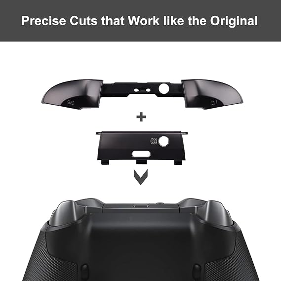 Xbox one Elite Kablosuz Kumanda Serisi 2 için Lb Rb Tampon Düğmesi Değiştirme, Omuz Tetikleme Düğmeleri Üst Orta Braket Yedek Parçaları Xbox One Elite 2 için