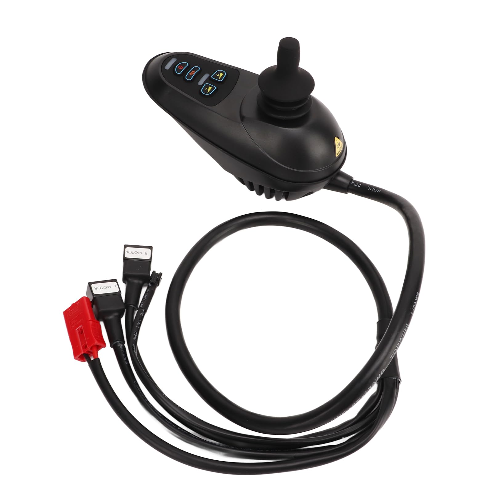 Controlador de joystick para silla de ruedas eléctrica de control inteligente AI de alta sensibilidad Fácil instalación Diseño ABS de caucho metálico duradero para sillas de