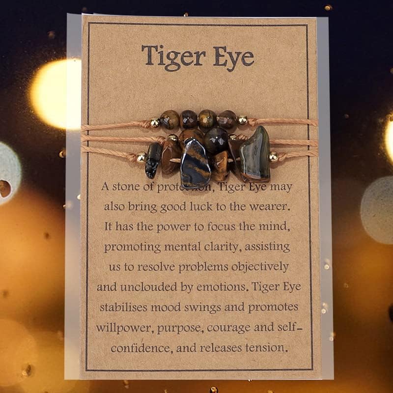 Miniatura 2 de COLORFUL BLING 3 pulseras de piedra natural para mujeres y hombres, pulseras de cuentas de cristal curativo, amatista espiritual, cuarzo rosa,