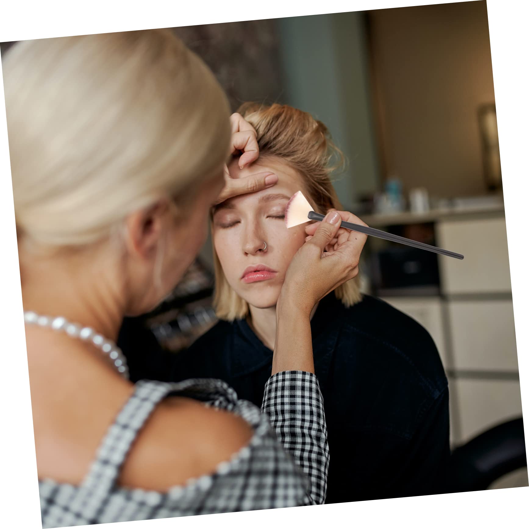 Healeved 36stücke Teiliges Fan-förmige Gesichtsmaske Pinsel Hautpflege Und Schönheitswerkzeuge Für Zuhause Und Salons Langlebig Und Hautfreundlich Gleichmäßige Anwendung Von