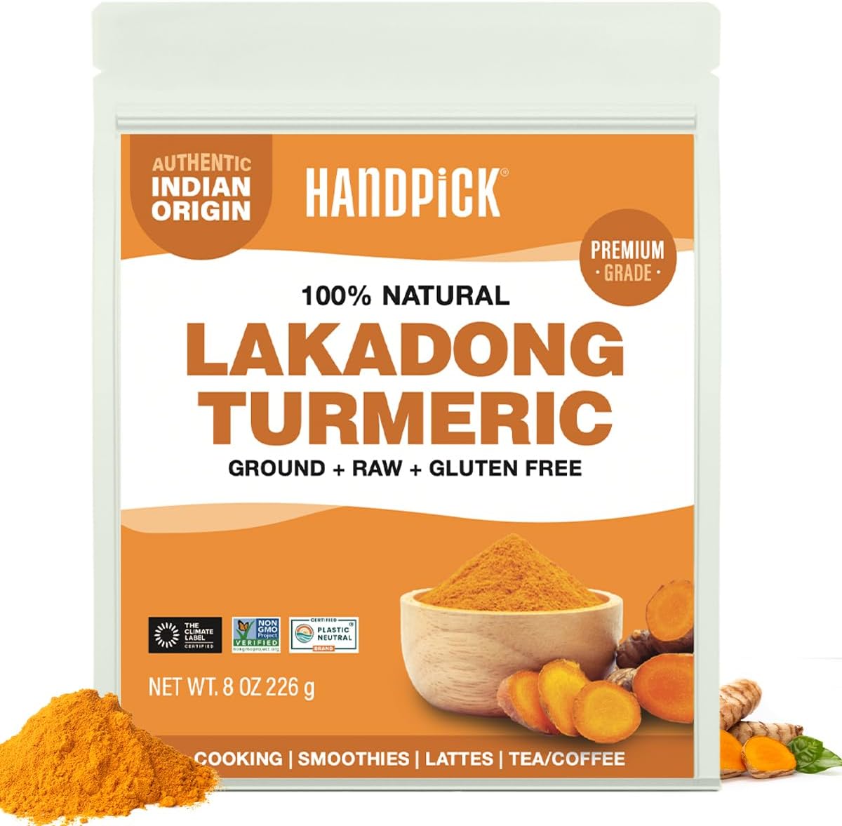 HANDPICK High Curcumin Turmeric Powder