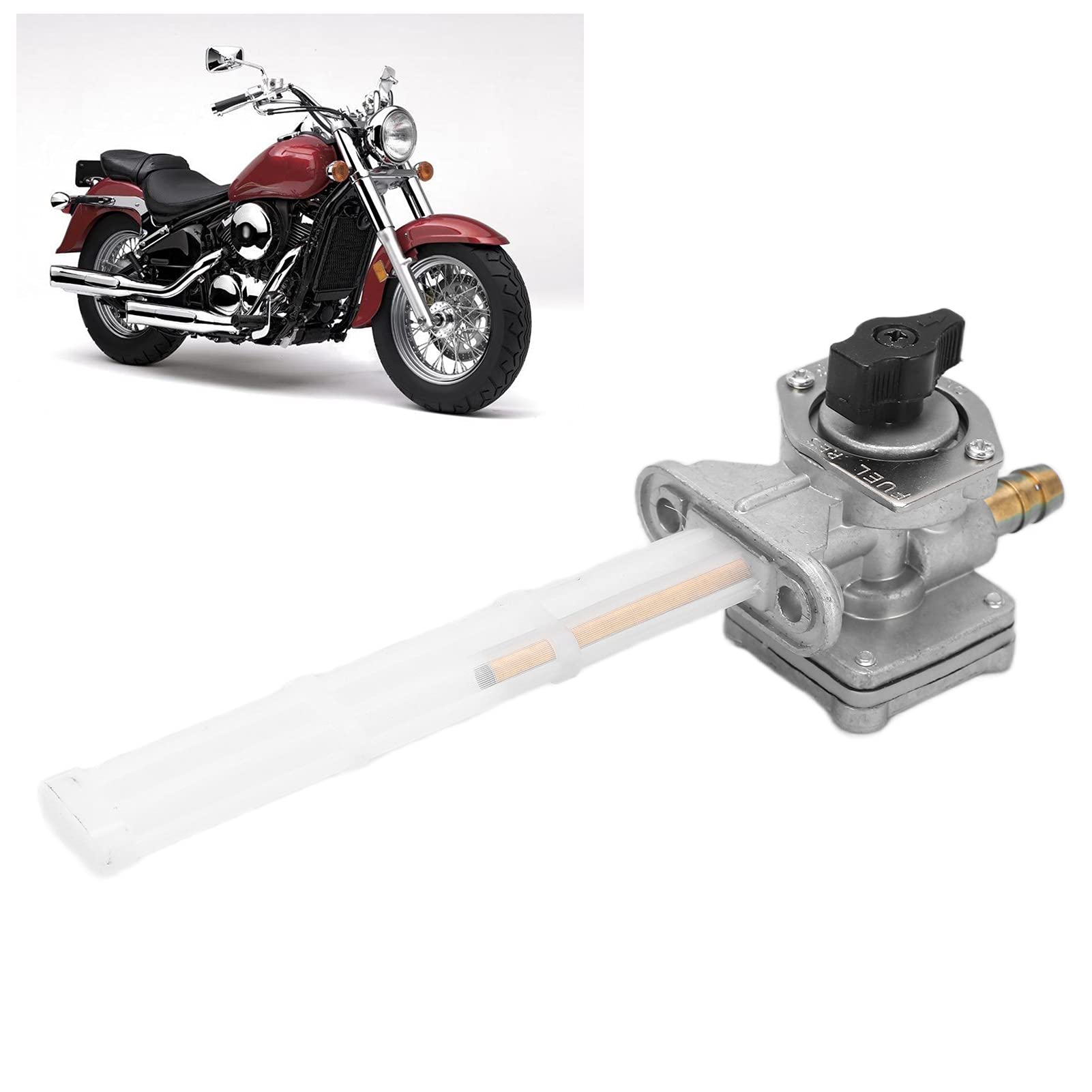 Zawór Paliwa Petcock Zawór Paliwa ze Stopu Aluminium Petcock 51023-1260 Zamiennik dla Vulcan 800 VN800A 2004