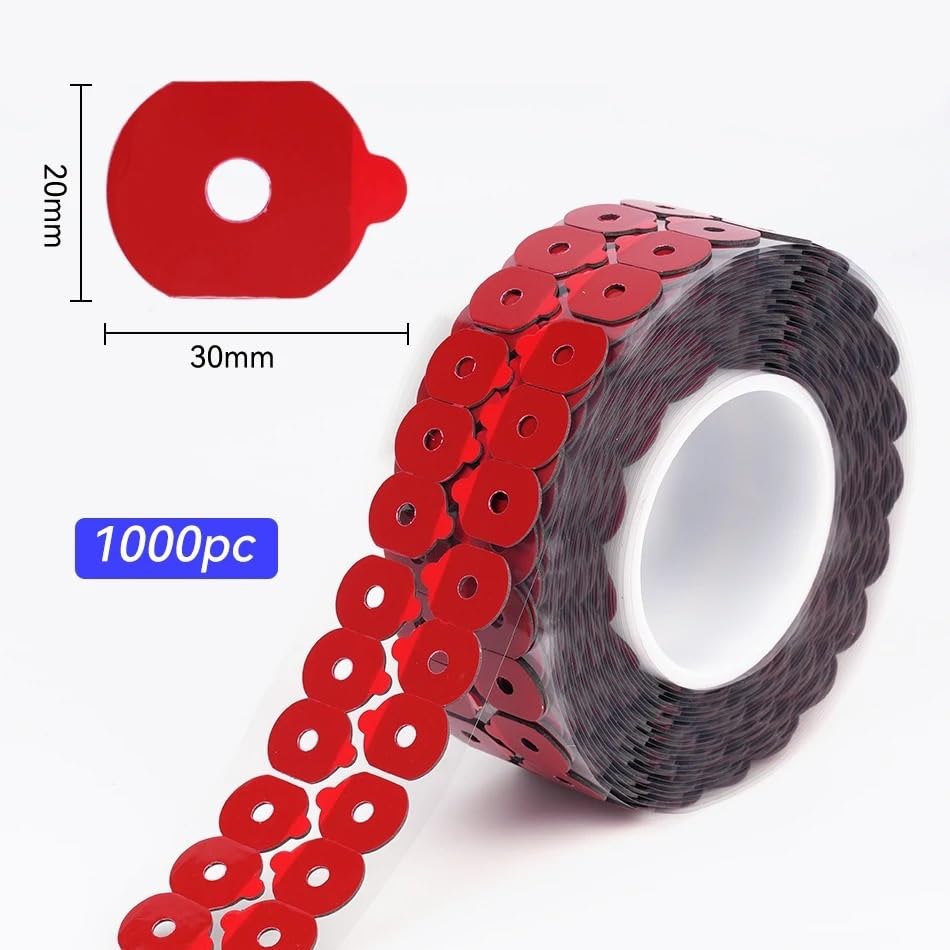 MINZIHAO 1000pcs Lens Edger Non-Slip Edging Lens Blocking Pad Suitable for Special Lenses Optical Lens Edging Adhesive Sticker Accessorie (Size : 20x30mm), MINZIHAO6666