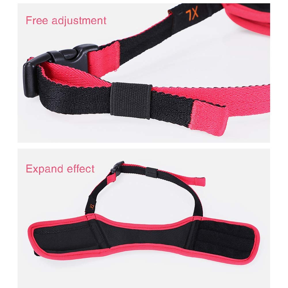Maulkorb für Hundetraining, atmungsaktives Mesh und strapazierfähiges Nylon, verstellbar, mit weichem Polster für Training, Bellen, Beißen und Kauen, Schwarz, Größe M
