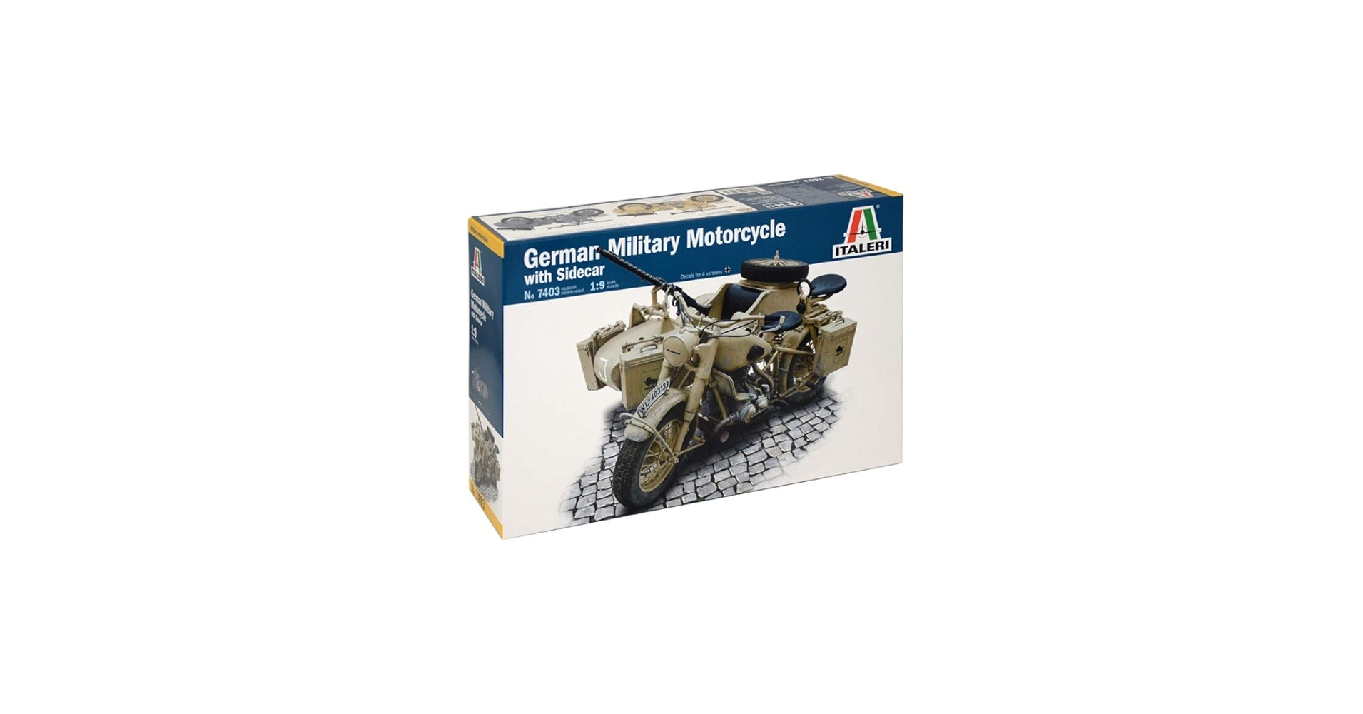 Amazon.com: Italeri 7403S 1/9 BMW R75 German Military