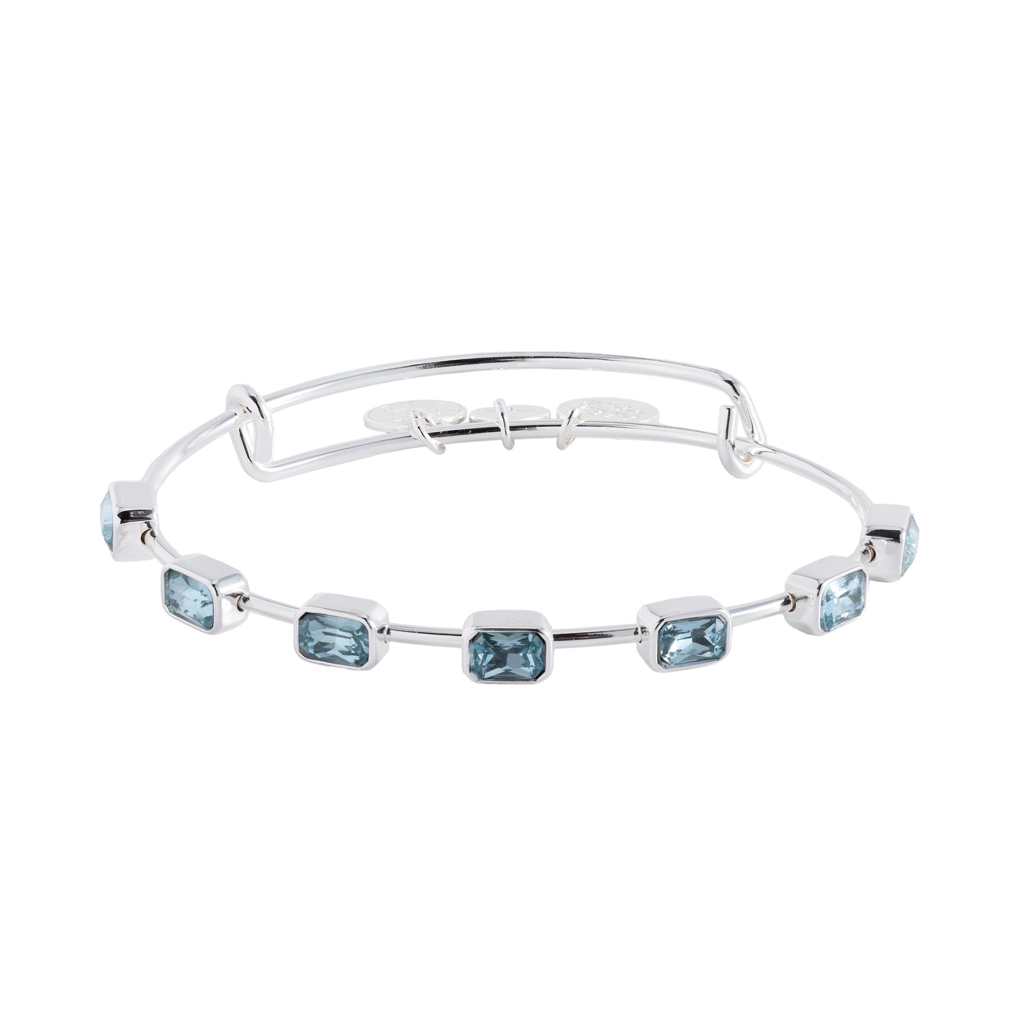 Alex and AniJanuary Birthstone Emerald Cut Bangle