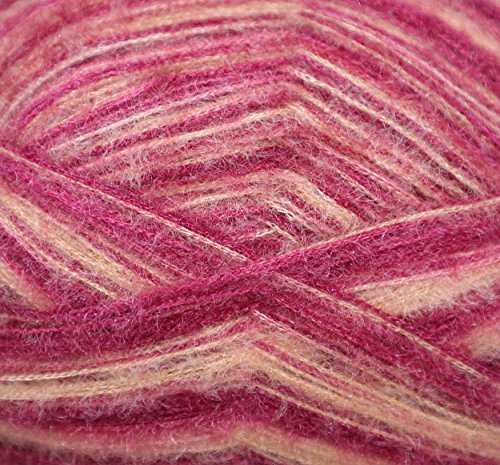 Image of M.G ENTERPRISE Feather Soft Lavender Needle Knitting Acrylic Wool (200 g, Multicolour)