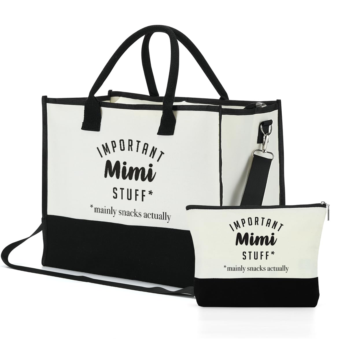 FORBIDDEN PAPER Mothers Day Grandma Mimi Yaya Retirement Dance Aunt Travel Book Witchy Gifts for Women Tote Bag & Makeup Bag