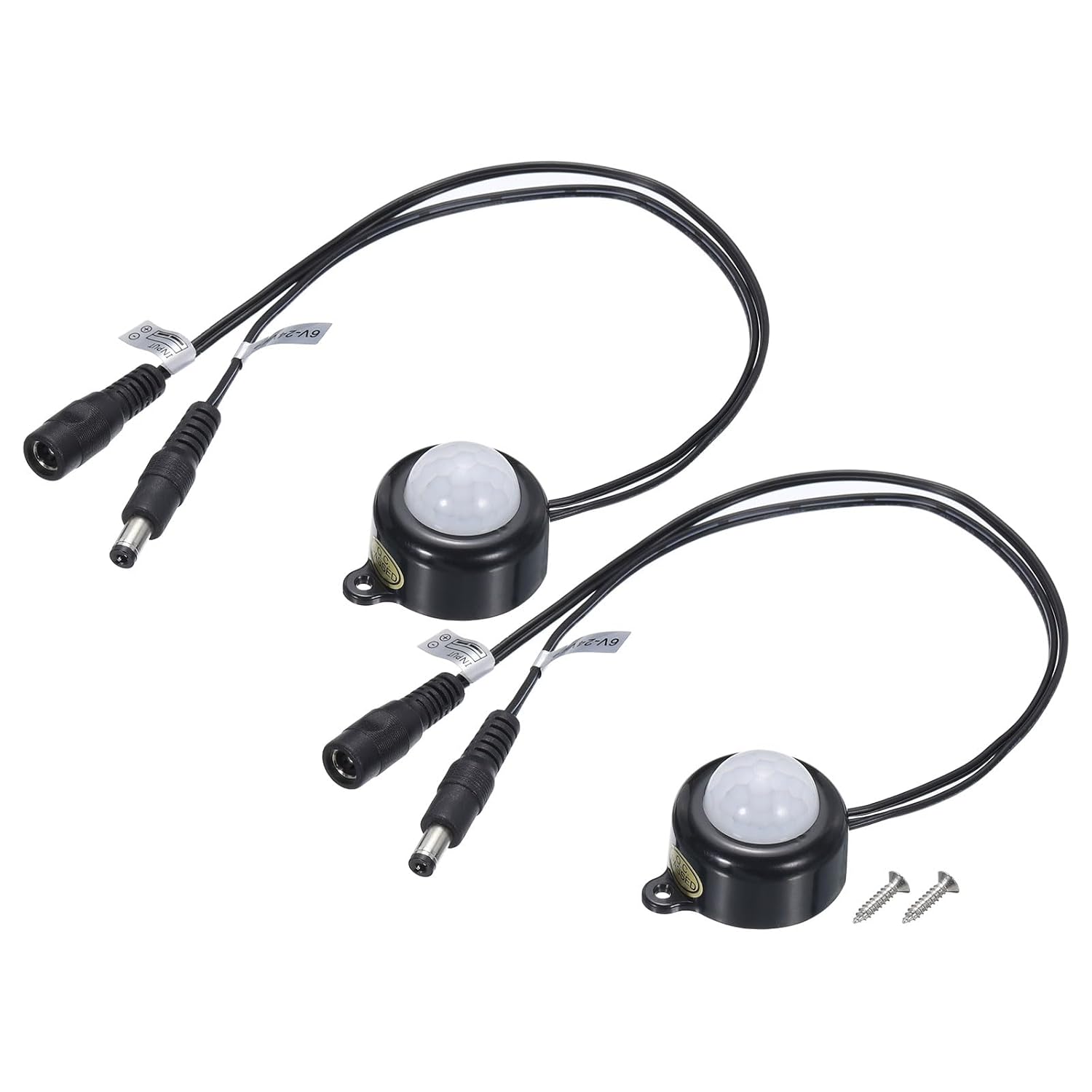 MECCANIXITY DC 6V24V 5A PIR Motion Activated Sensor Switch with DC Coupler Cable for Kitchen