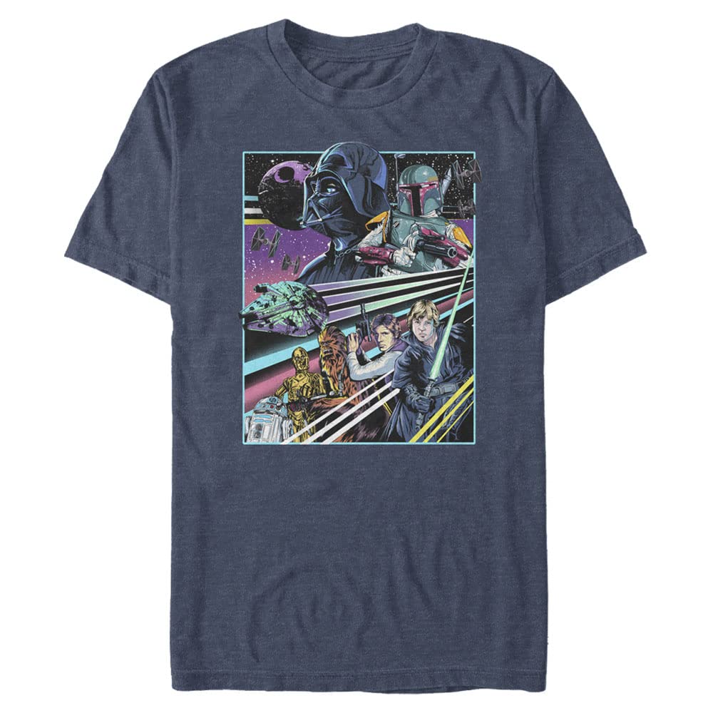 STAR WARSmens Rebellion Poster T-Shirt