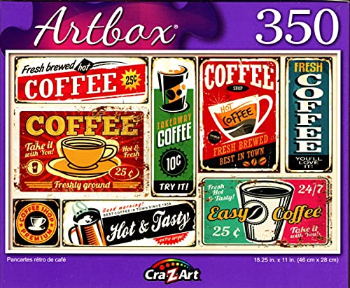 ARTBOX Retro Cafe Banners - 350 Pieces Jigsaw Puzzle for Age 14+