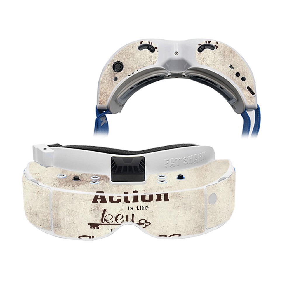 MightySkins Skin Compatible with Fat Shark Dominator V3 - Key to Success | Protective, Durable, and Unique Vinyl Decal wrap Cover | Easy to Apply, Remove, and Change Styles | Made in The USA