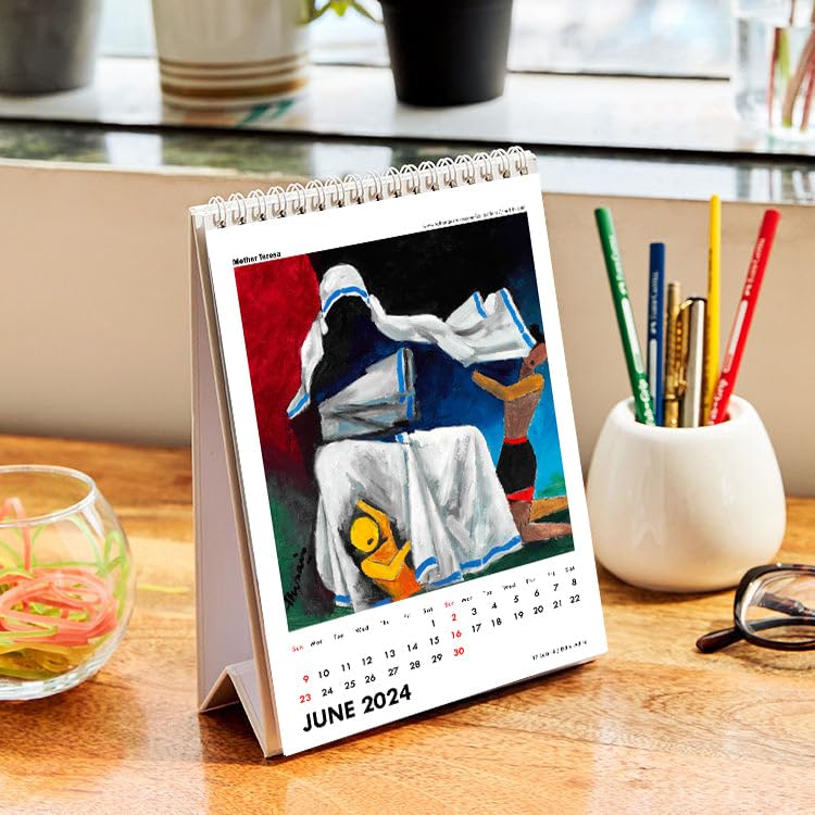 Image of Tallenge - M F Husain - Art By Indian Master - 2023 Wall Calendar - 12 x 17 Inches (Paper, Wall Calendar)