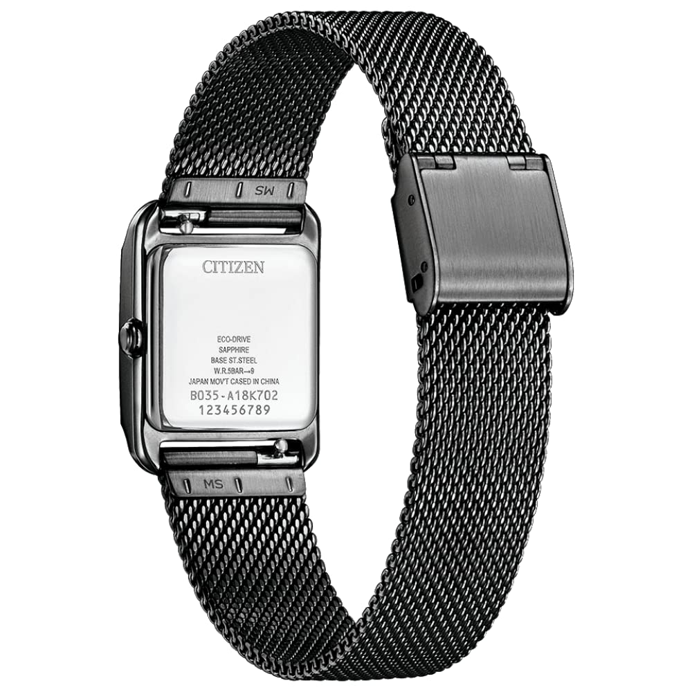 Citizen Damski analogowy zegarek Eco-Drive z bransoletką ze stali nierdzewnej