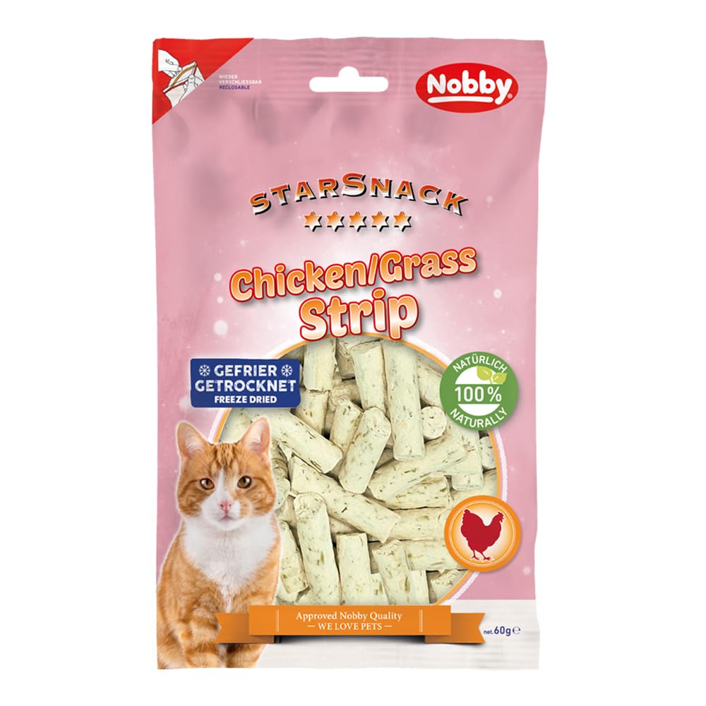 Nobby StarSnack FD Chicken & Cat Grass Approx. 60 g