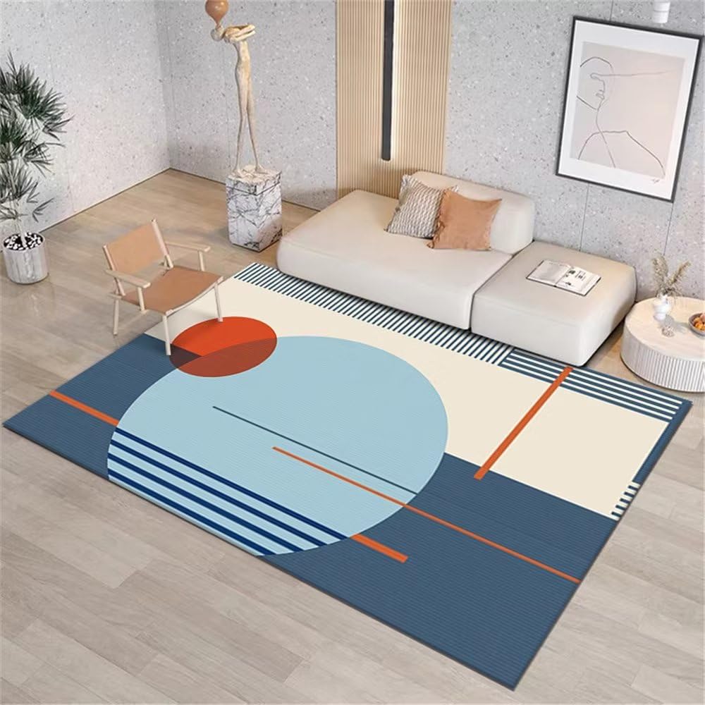 Tapis de jeu bleu pour enfant parfait pour décorer le salon familial