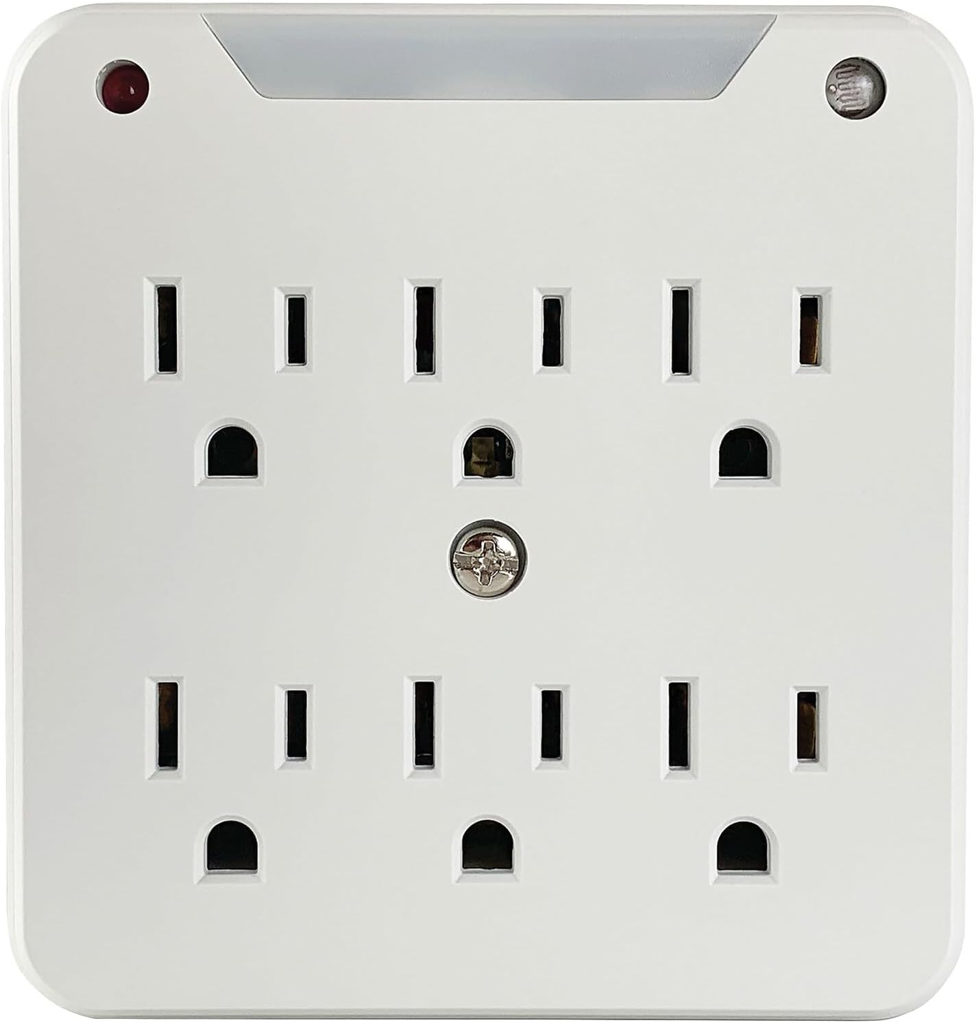 Stanley 33208 SurgePro 6 NT 750 Joule 6-Outlet Surge Adapter with Night Light , White