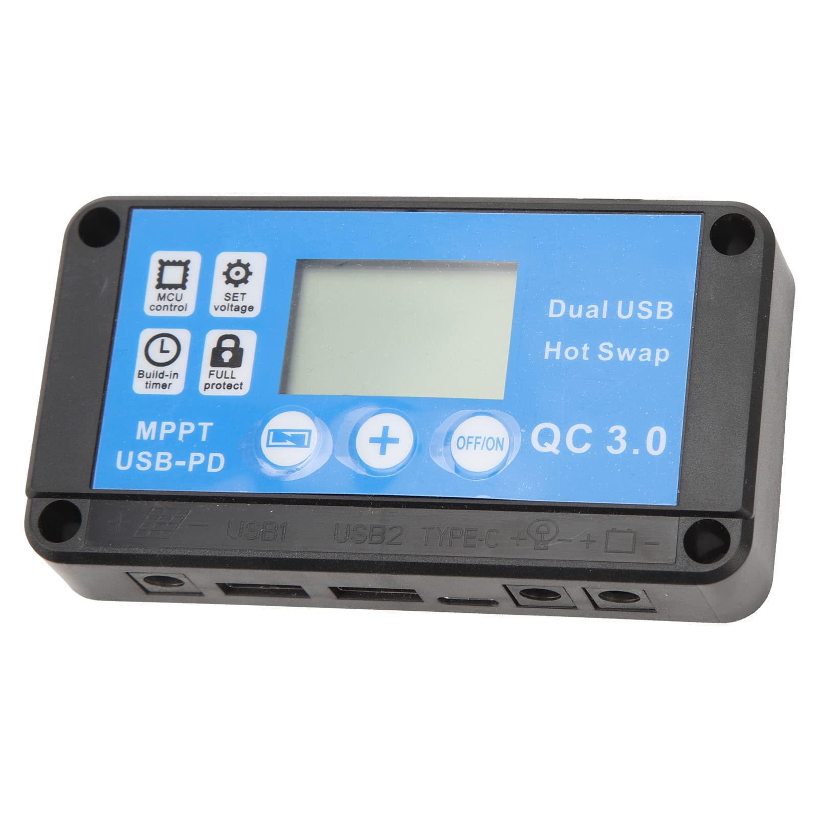 Zestaw Paneli Słonecznych, Przenośny Panel Słoneczny z Polikrzemu o Mocy 100 W i Kontrolerem MPPT 30 A. Dwa Porty USB. Panele Słoneczne dla kamperóW.