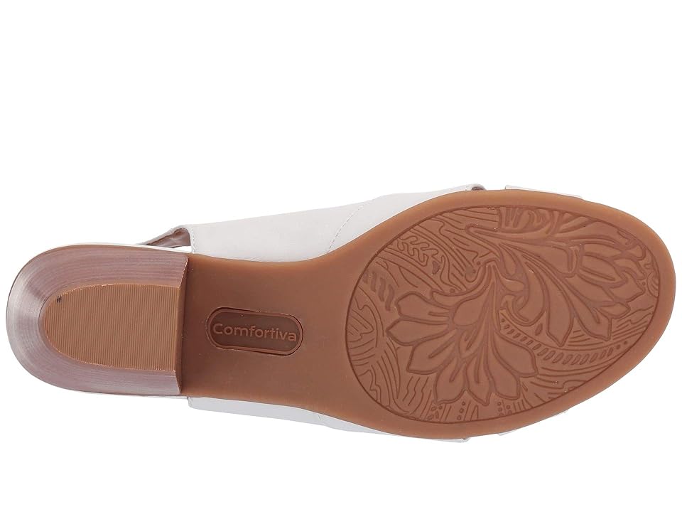 

Comfortiva Alonna (White M-Vege) Women's Sandals