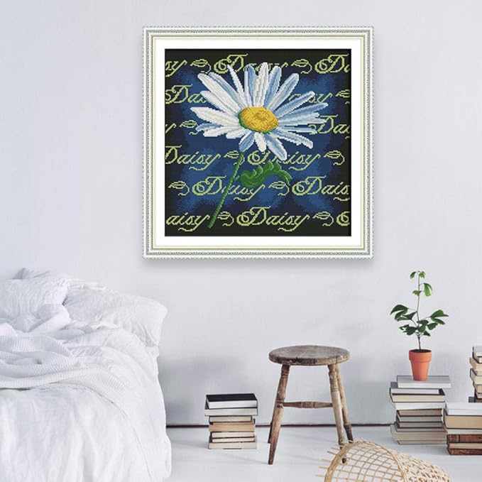 Amazon Com Cross Stitch Square Small Dream Daisy Living Room Simple Fabric Decorative Painting Egyptian Cotton 14ct 2 Strand Printed Fabric Arts Crafts Sewing Amazon Com Cross Stitch Square Small Dream Daisy Living Room Simple Fabric Decorative Painting Egyptian Cotton 14ct 2 Strand Printed Fabric Arts Crafts Sewing