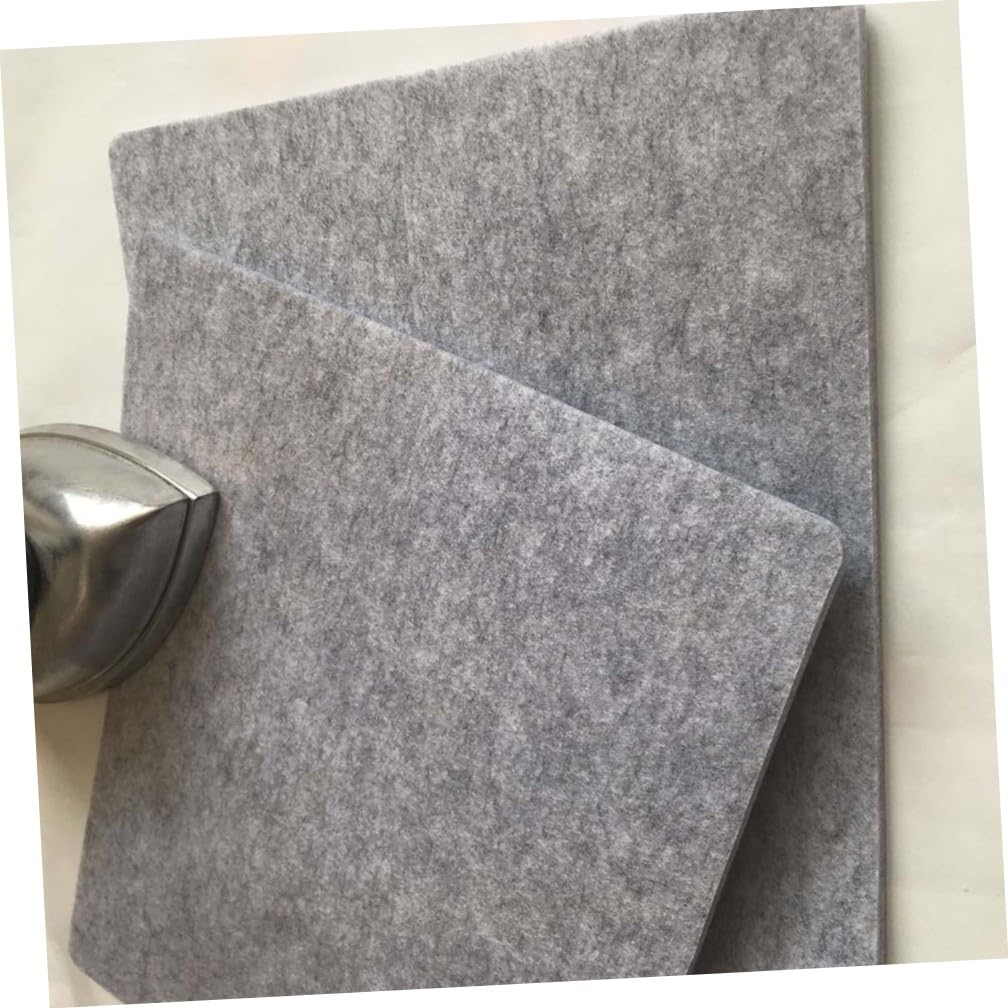 Hitzebeständige Bügelmatte aus Wolle rutschfeste Tragbare Bügelunterlage 30x45cm zum Nähen Quilten und Hemden Bügeln im Haushalt
