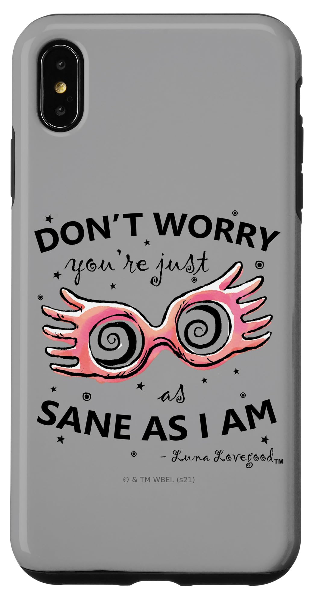 Coque Harry Potter Luna Lovegood Spectrspecs iPhone XS MAX rigide