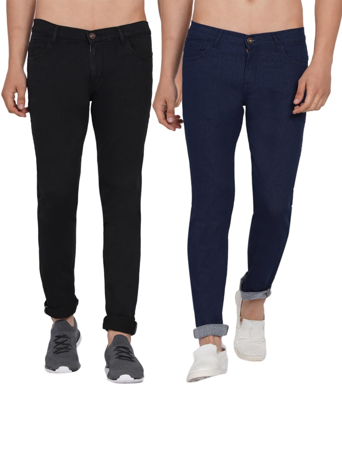 dais Men's Stretchable Slim Fit Mid Rise Jeans for Men-picture-41