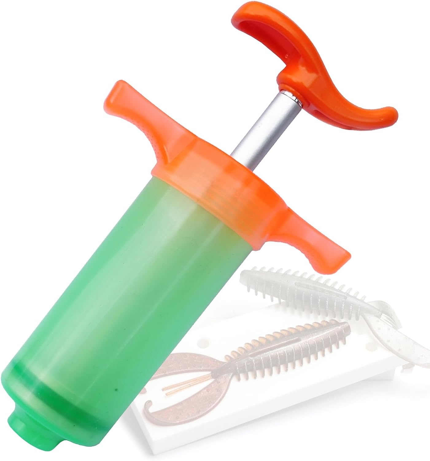 CooB Durable Hard Plastic, Heat Resistant Injector 45 ml / 1.5 oz for Soft Plastic Molds Making. Light and Compact Fishing Bait Lure Mold Injector