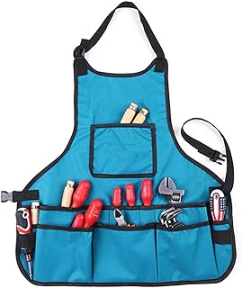 Delantal de tela Oxford para jardín, herramienta de jardín, multifunción, resistente al desgaste, para carpintería, jardinería, cuidado del césped, limpieza, jardín