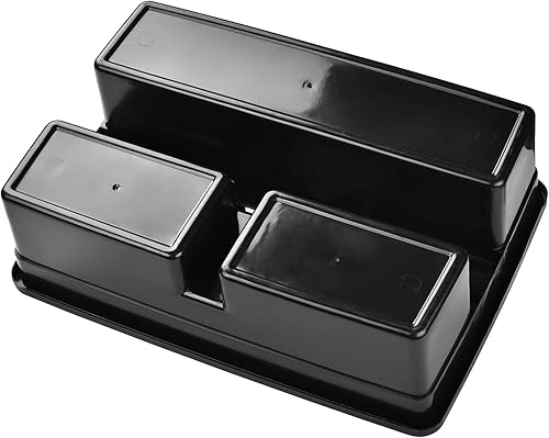 Miniatura 8 de Haundry Organizador de plástico de lujo, organizador apilable para productos de limpieza, herramientas, botellas, cabe en el carrito de limpieza o