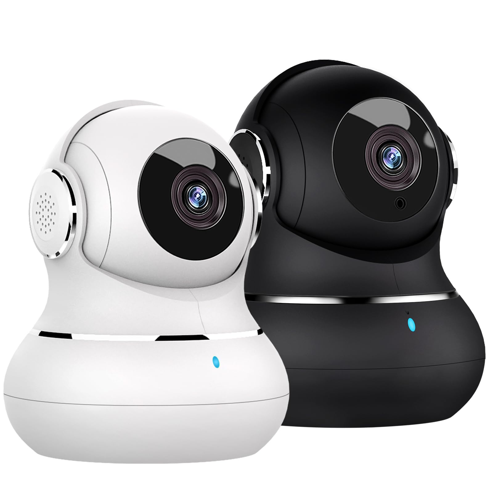 litokam 2 Pack Indoor Security Camera - Black & White